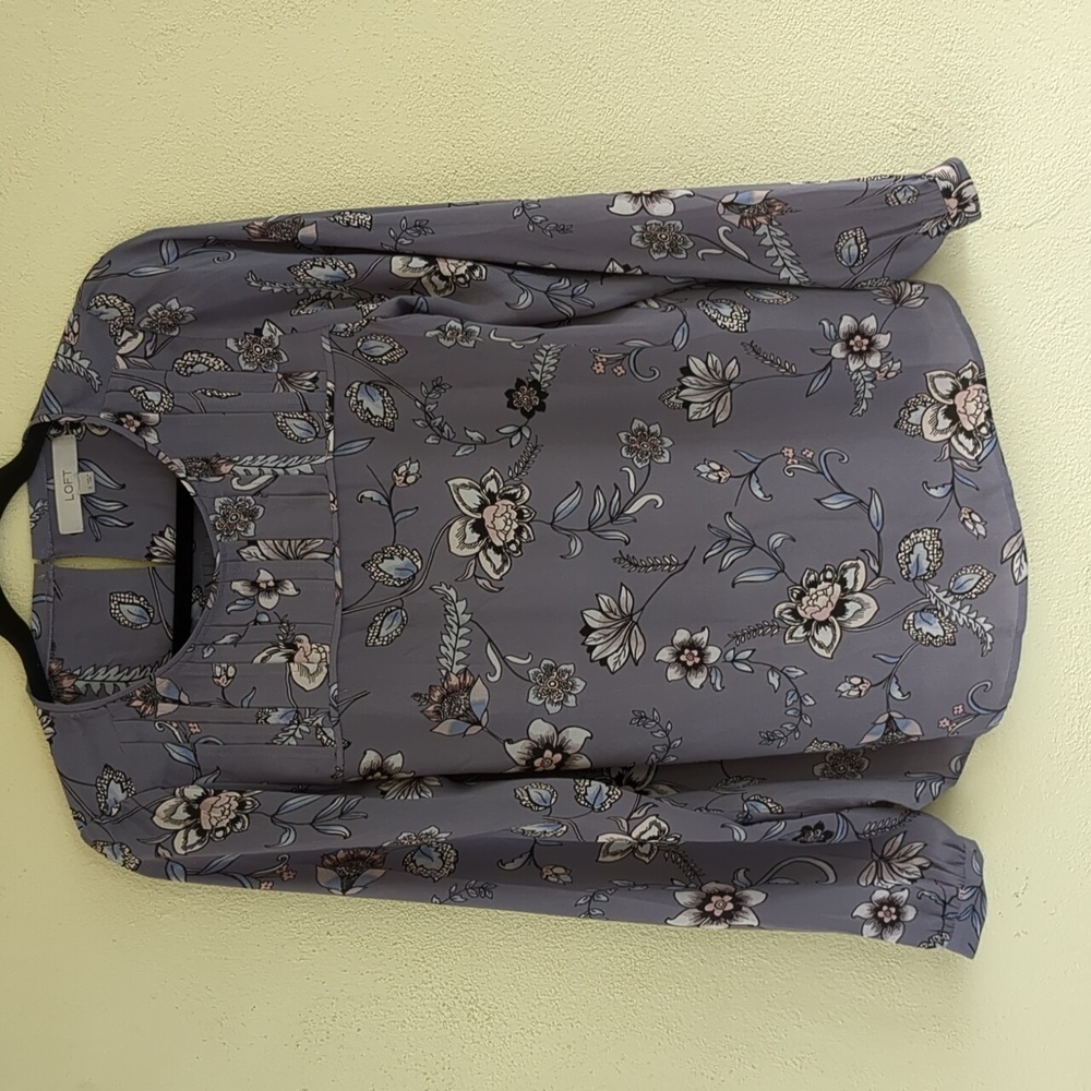 LOFT Floral Blouse, Women's Small